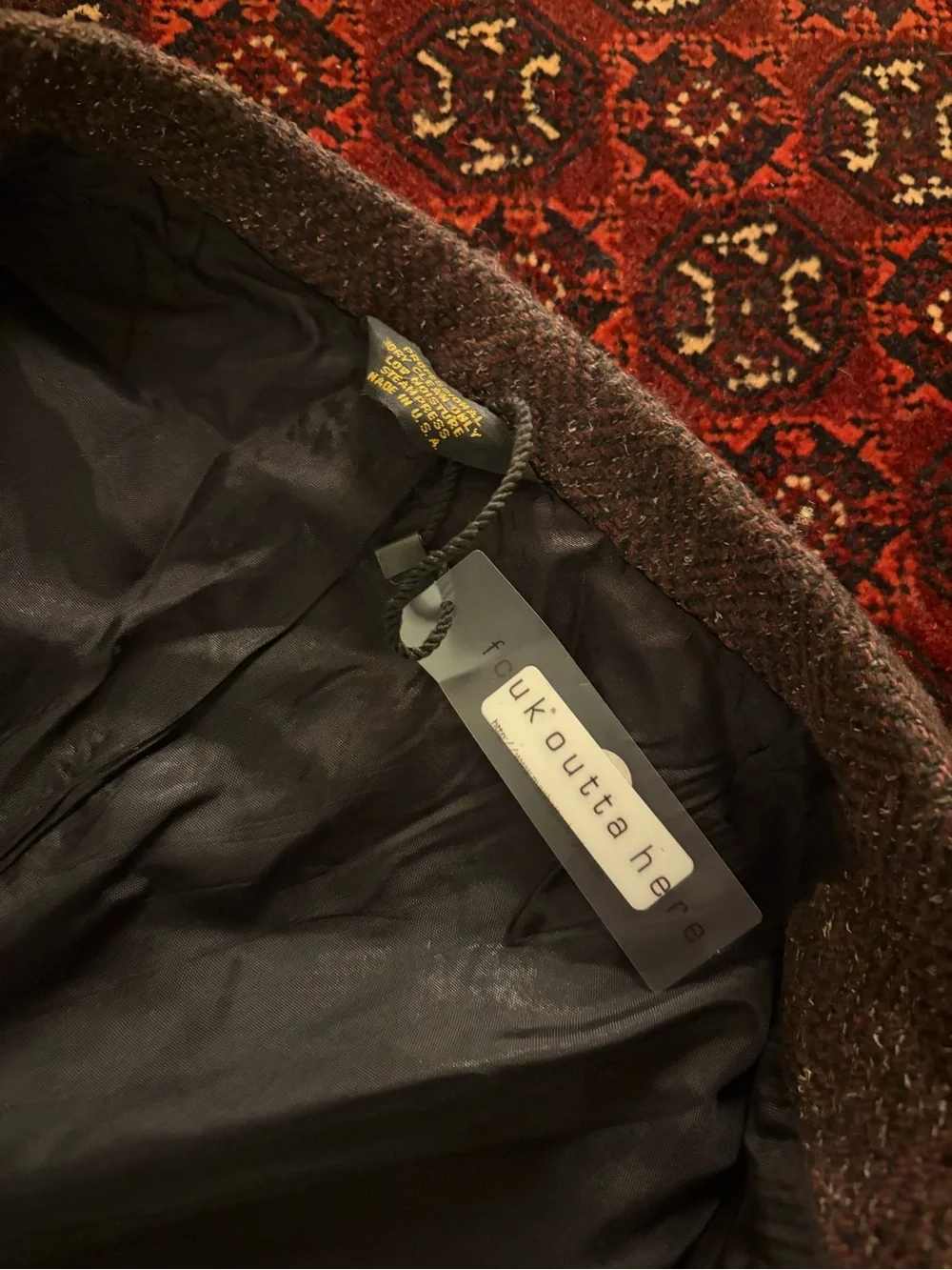 Le Tigre Brown Tweed Sport Coat - Two-Button Blazer